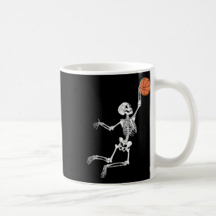 Sketll Skeleton Halloween Player Catcher Mens Boys Coffee Mug