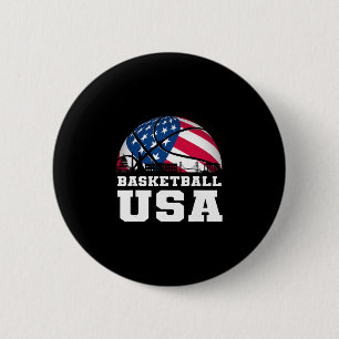 Sketll Usa Support The Team Usa Flag Dream 6 Cm Round Badge