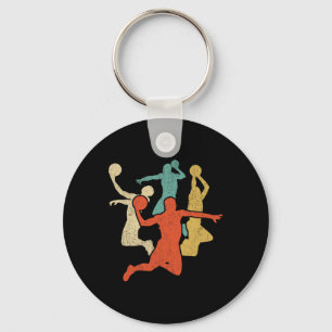 Sketll Vintage Silhouette 60s 70s Retro Gift Team Key Ring