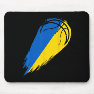 Sketll With Flag Of Patriotic Ukraine Mouse Pad