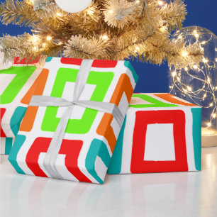 Skewed Rectangles  Wrapping Paper