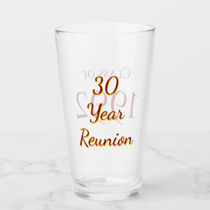 SKHS 30 yr reunion Glass