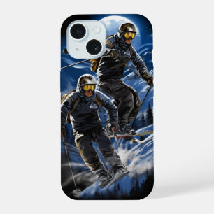 Ski Action iPhone 15 Case