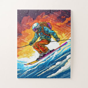 Ski Action Jigsaw Puzzle