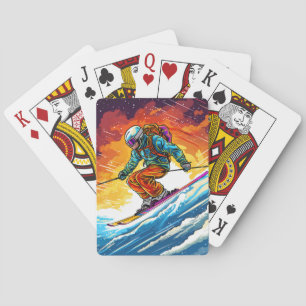 Ski Action Playing Cards