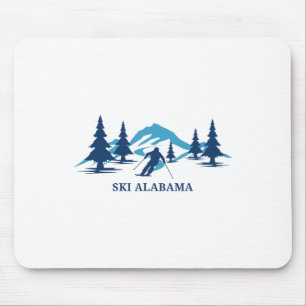 Ski Alama Ski Resort Skiing Skier Mouse Pad