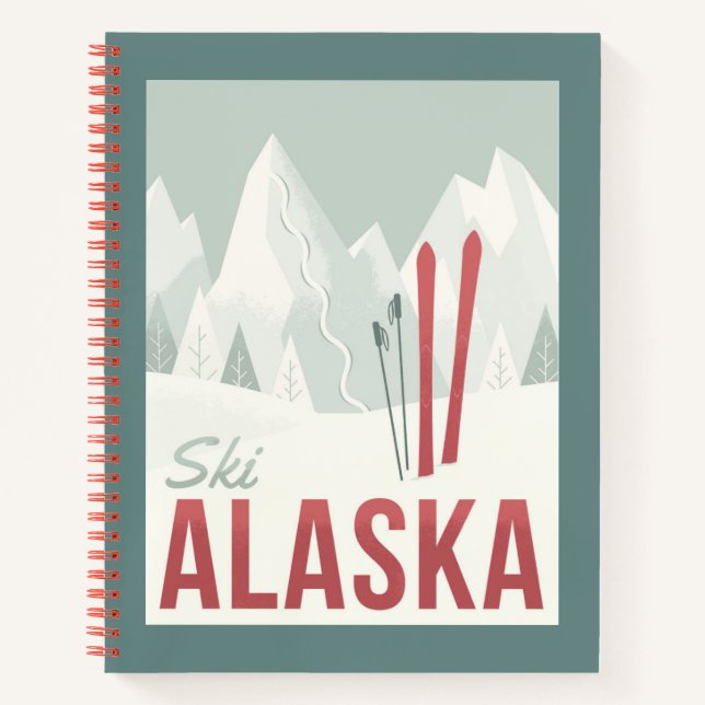 Ski Alaska Notebook (Front)