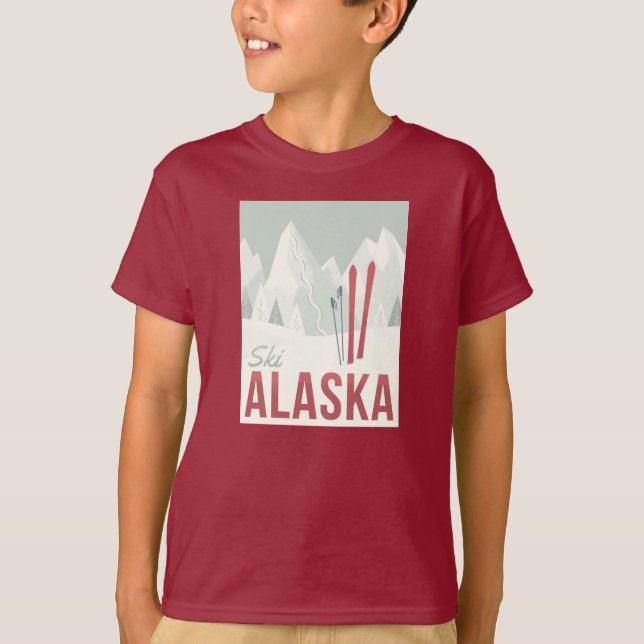 Ski Alaska T-Shirt (Front)