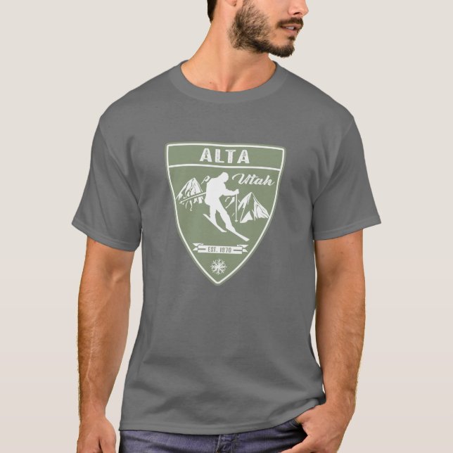 Ski Alta Utah T-Shirt (Front)