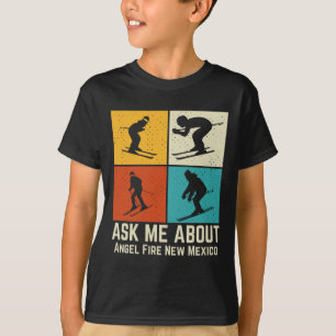 Ski Angel Fire New Mexico Mountain Skiing T Men An T-Shirt