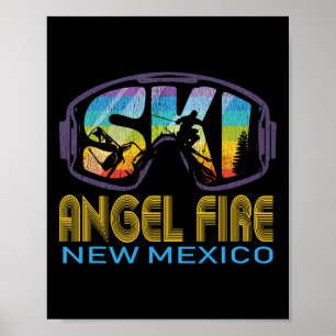 Ski Angel Fire New Mexico Skiing Vacation Poster
