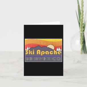 Ski Apache New Mexico  Card