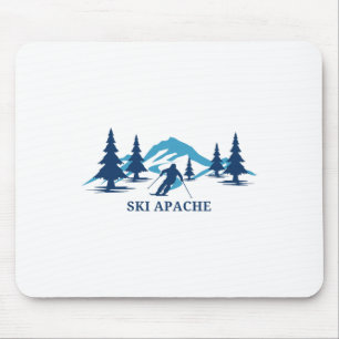 Ski Apache New Mexico Ski Resort Skiing Skier Mouse Pad