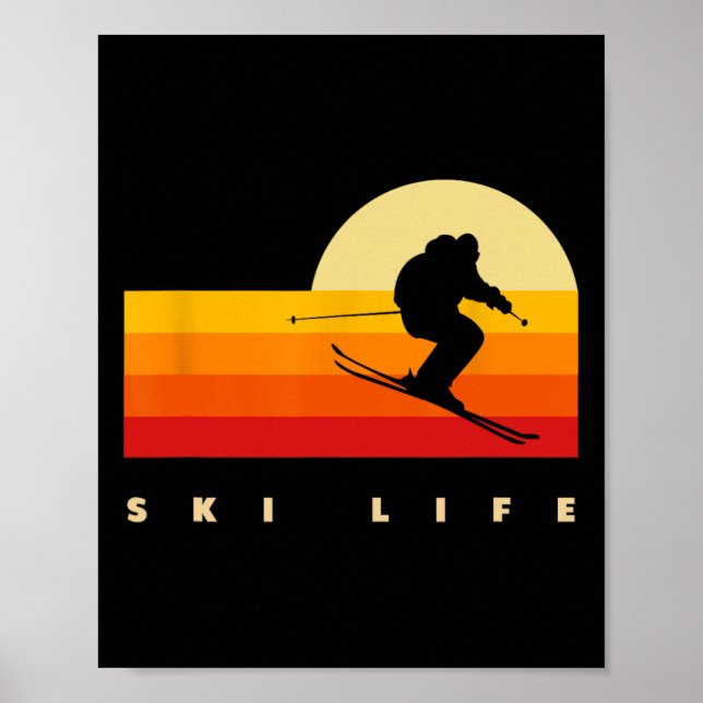 Ski Apparel - Skiing Skier Ski  Poster (Front)