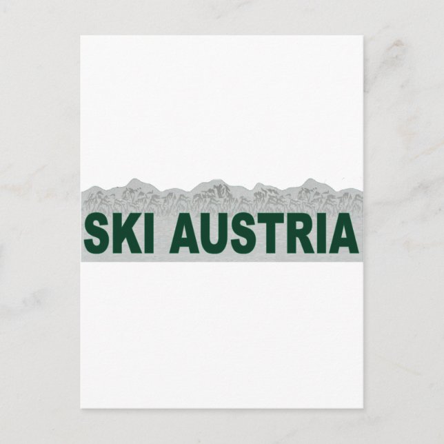 Ski Austria Postcard (Front)