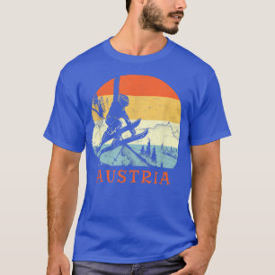 Ski Austria Vintage Snow Skiing Vacation551 T-Shirt