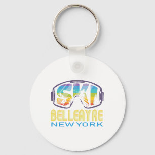 Ski Belleayre New York Skiing Vacation Key Ring