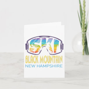 Ski Black Mountain New Hampshire Skiing Vacation Card