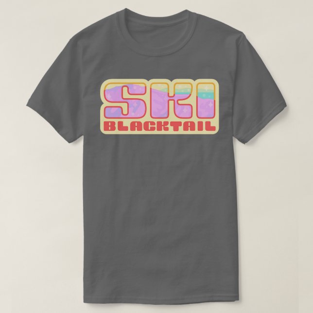 Ski Blacktail T-Shirt (Design Front)