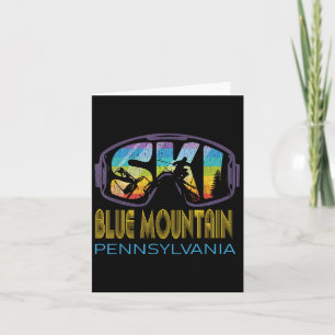 Ski Blue Mountain Pennsylvania Skiing Vacation  Card
