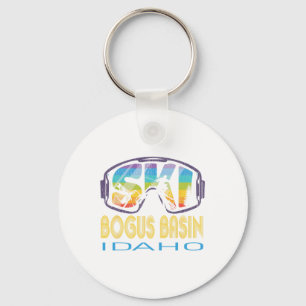 Ski Bogus Sin Idaho Skiing Vacation  Key Ring