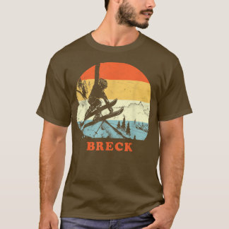 Ski Breckenridge,Colorado Vintage Retro Snow Ski V T-Shirt