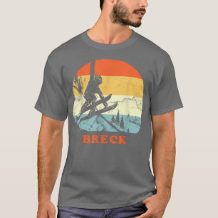 Ski Breckenridge,Colorado Vintage Retro Snow Ski V T-Shirt
