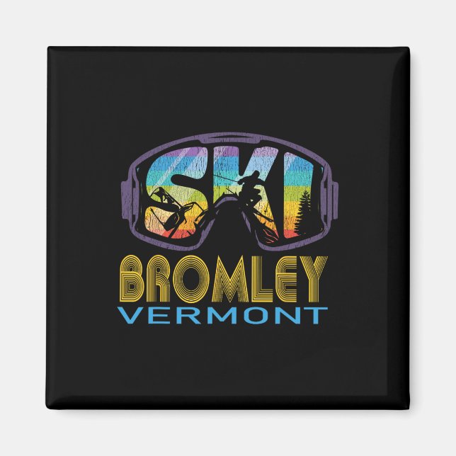 Ski Bromley Vermont Skiing Vacation  Magnet (Front)