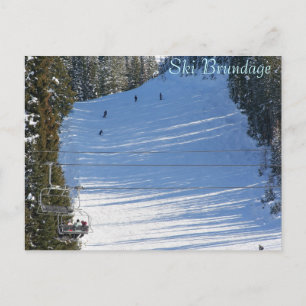 Ski Brundage, McCall, Idaho Postcard