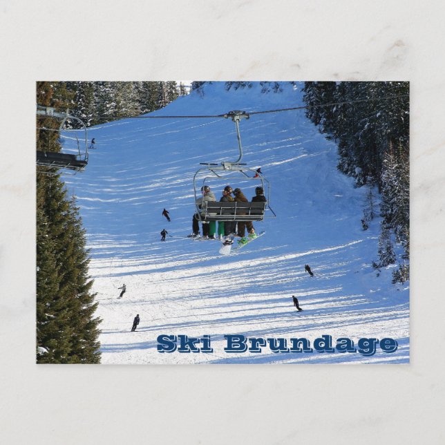 Ski Brundage Postcard (Front)