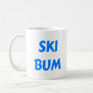 ski bum coffee mug