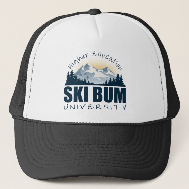 Ski Bum University Hat (Front)