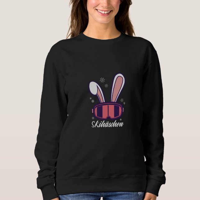 Ski Bunny German Sweatshirt (Front)