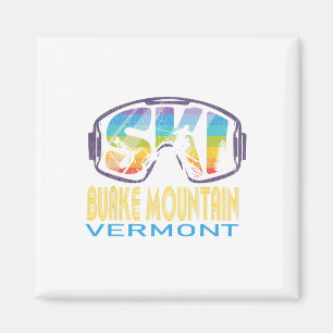 Ski Burke Mountain Vermont Skiing Vacation Magnet