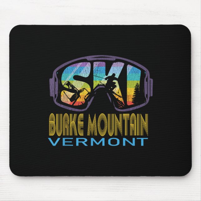 Ski Burke Mountain Vermont Skiing Vacation  Mouse Pad (Front)