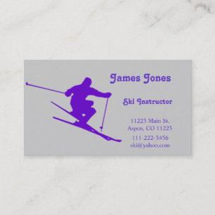 Ski Business Card