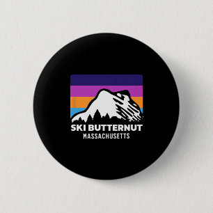 Ski Butternut Machusetts Summer Family Ski Trip  6 Cm Round Badge