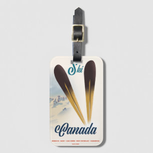 Ski Canada Two-Tone Coffee Mug Luggage Tag