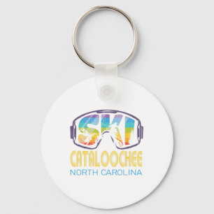 Ski Cataloochee North Carolina Skiing Vacation Key Ring