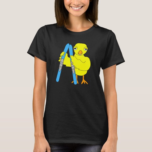 Ski Chick T-Shirt (Front)