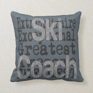 Ski Coach Extraordinaire Cushion