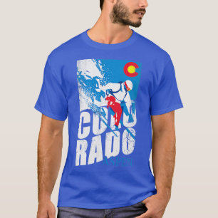 Ski Colorado Aspen Skiing Winter Sports Vacation T-Shirt