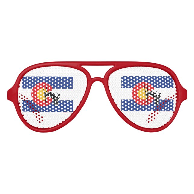 Ski Colorado Aviator Sunglasses (Front)