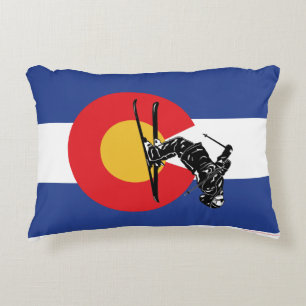 Ski Colorado Decorative Cushion