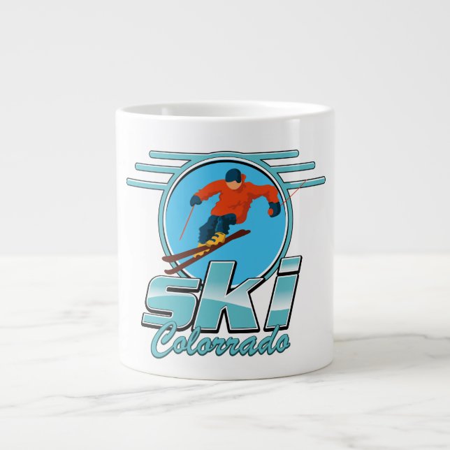 ski Colorado logo  Large Coffee Mug (Front)