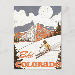 Ski Colorado Postcard