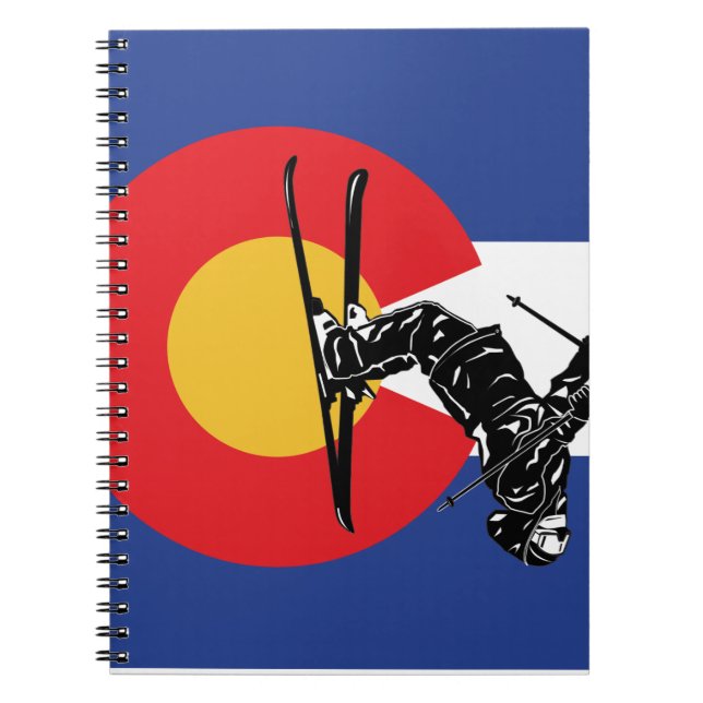 Ski Colorado Spiral Notebook (Front)