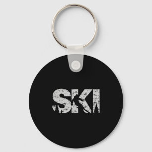 Ski Cool Skiing Style Alne Skier Gift Women Men Bo Key Ring