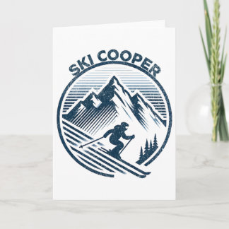 Ski Cooper Colorado Ski Resort Winter Skiing  Card