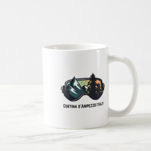 Ski Cortina D'ampezzo Italy Mountain Skiing T Men  Coffee Mug